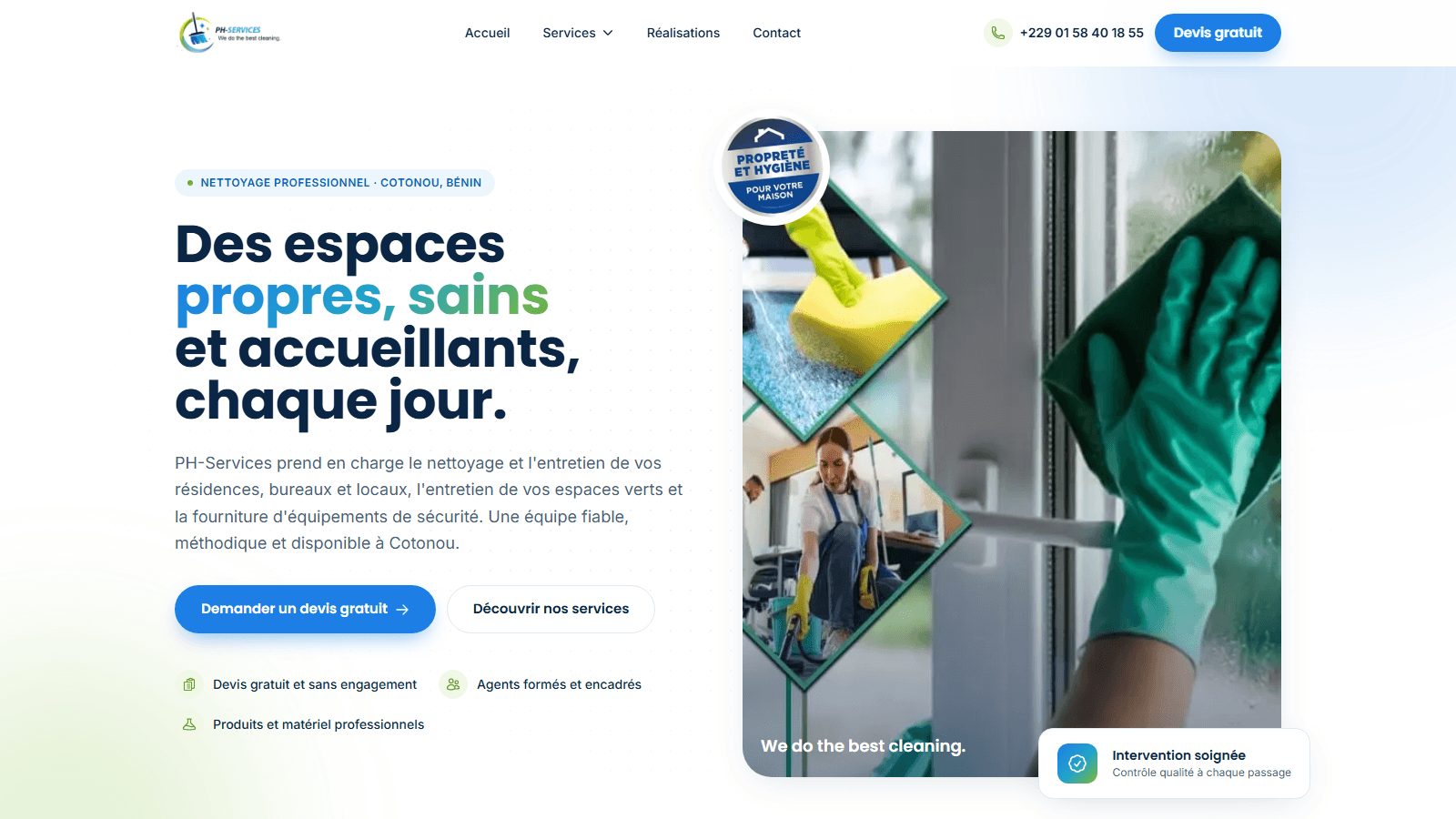 Aperçu du projet PH-Services